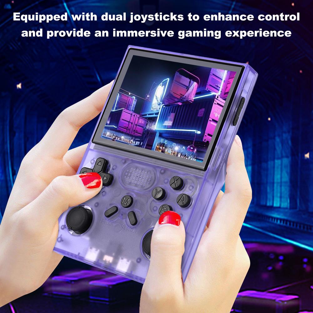 Retro Handheld Video Game Console 3.5 Inch IPS Screen Portable Pocket Arcade Rechargeable Video Games Player