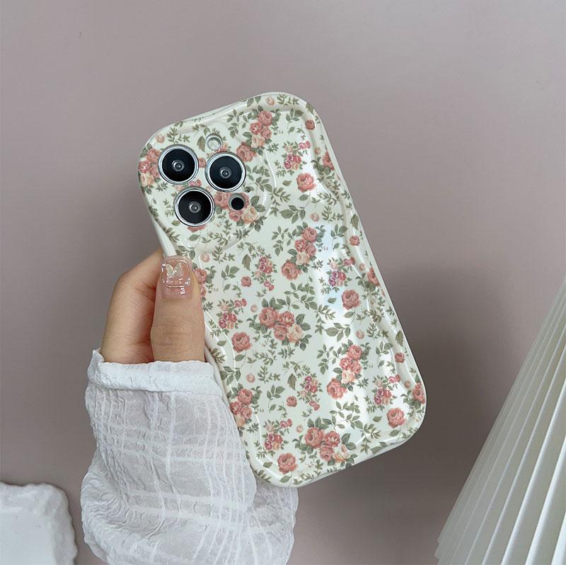 Phone Case For OPPO Reno 15 15F 14F 12F 11F 13F 13 14 12 11 A6 A5 Pro A79 A60 Realme C53 C55 C65 C63 C67 C75 Small Flowers Cover
