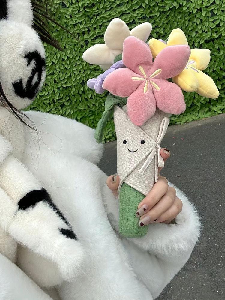 Plush Doll Bouquet: Graduation, Birthday, or Mother's Day Gift for Girlfriend, Mom, Teacher, or Nurse