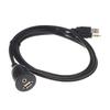 Flush Mount Panel Extension Cable Male to Female Waterproof Dashboard Cord for Boat Marine Outdoor Electrical Connection