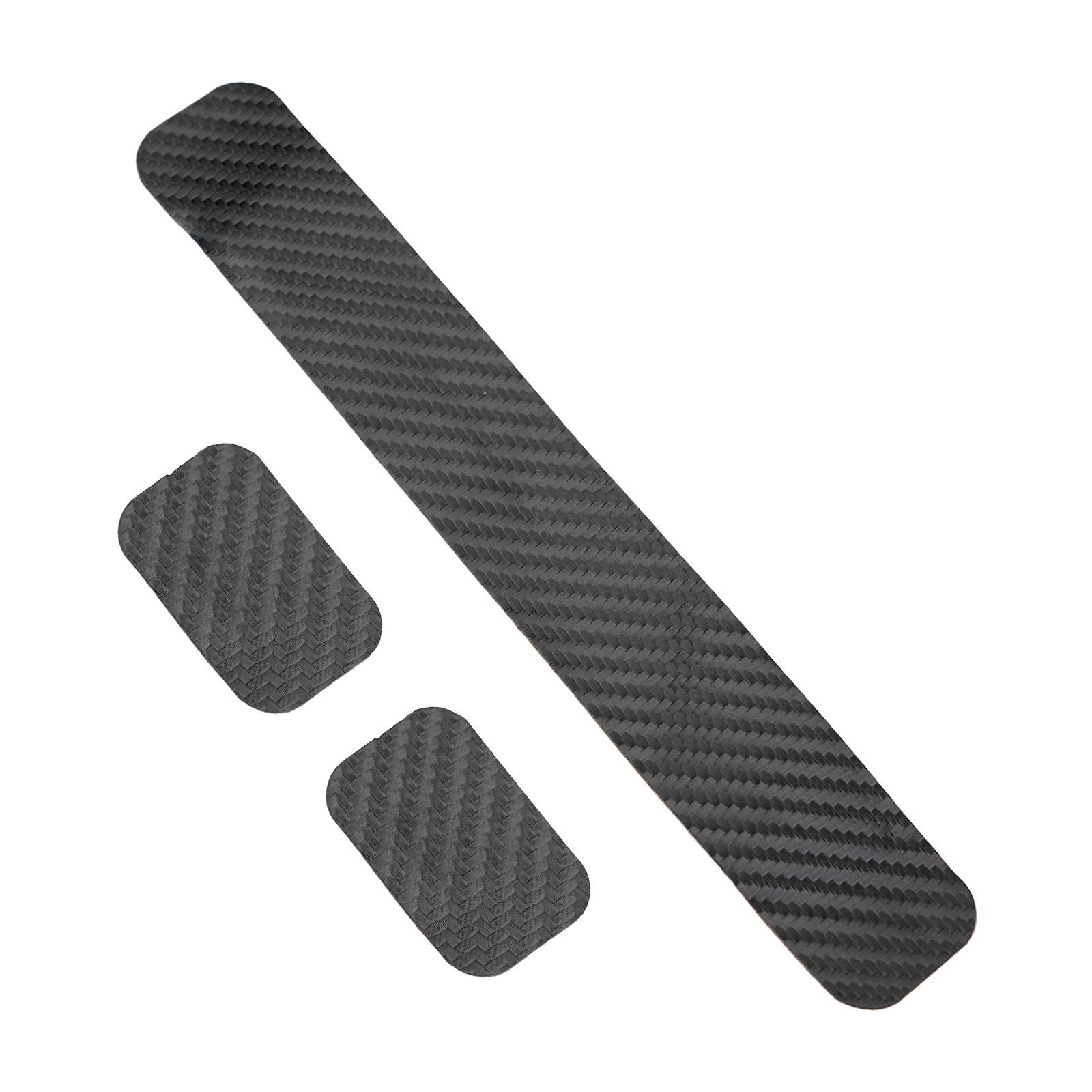 Rust Resistant Bicycle For Chainstay Frame Protector Carbon Fiber Texture