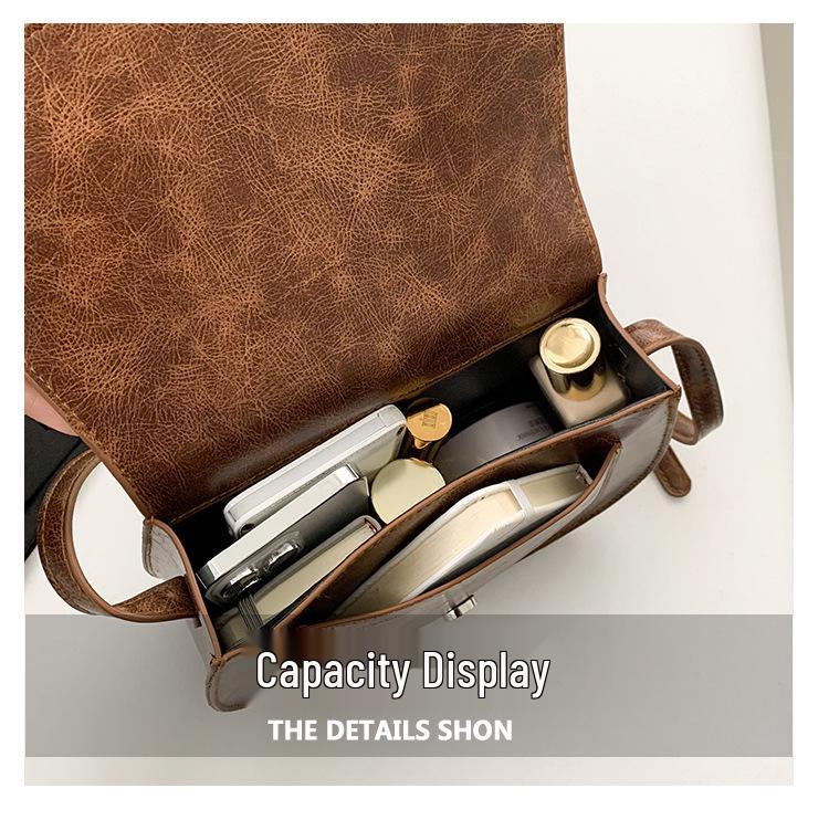 2024 Retro Satteltasche - Elegante, Nischendesign Schulter- & Umhängetasche für Damen