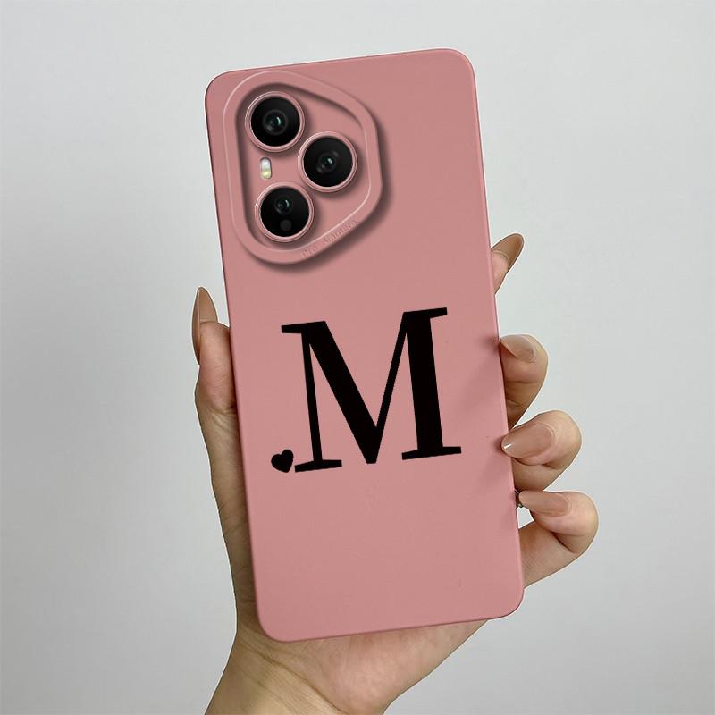 Case For Honor 400 Pro Luxury Letters Soft Phone Back Cover For Honor400 Pro 5G Full Protection Liquid Silicone Shockproof Funda