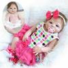 Full 18"23" Body Silicone Vinyl Reborn Baby Newborn Dolls Waterproof Gift Toy