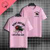 Unisex  Unisexs Funny Do Not Disturb Bear Graphic Tshirt 100 Cotton Short Sleeve Round Neck Fashion Casual Tshirt