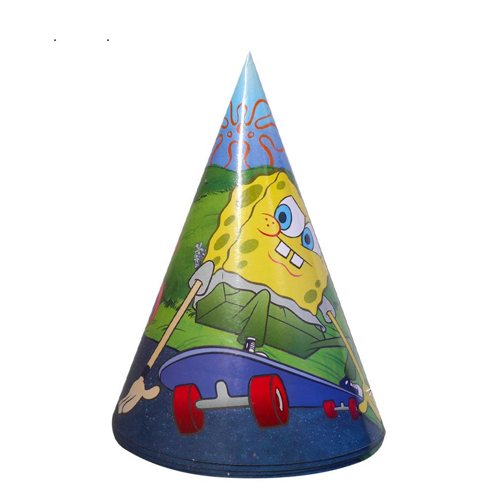SpongeBob Birthday Party Disposable Tableware Set: Plates, Cups, Napkins, Cartoon Decorations for Girls