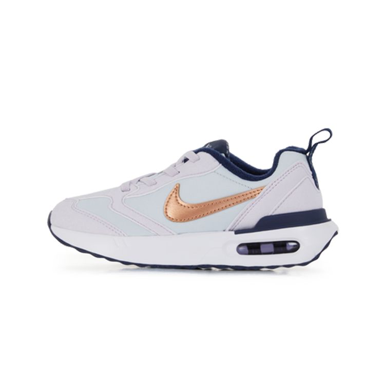 Nike Air Max Dawn Se Sports Recycled Materials Low Top Kids Casual Shoes Kids Sneakers Orange White DC9318-007