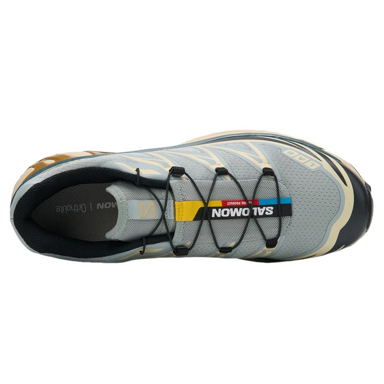 SALOMON Xt-6 Recut Retro Outdoor Fabric Synthetic Leather Low-Top Casual Trail Running City Commuting Shoes Unisex Sneaker 492581