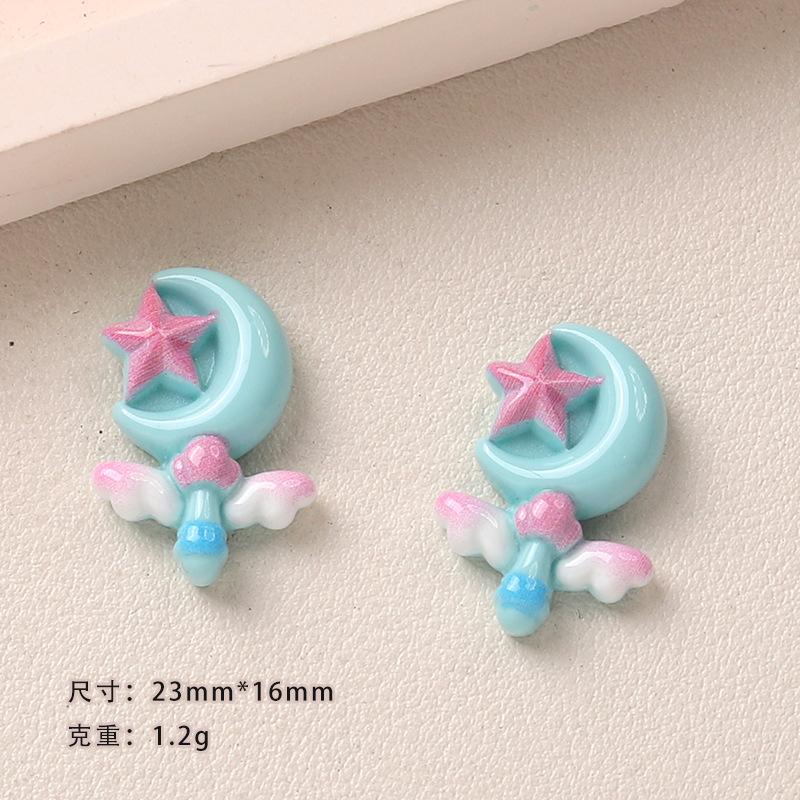 10 Pcs New Mini Kawaii Cartoon Small Magic Wand Series Resin Scrapbook Diy Miniature Ornament Accessories A21