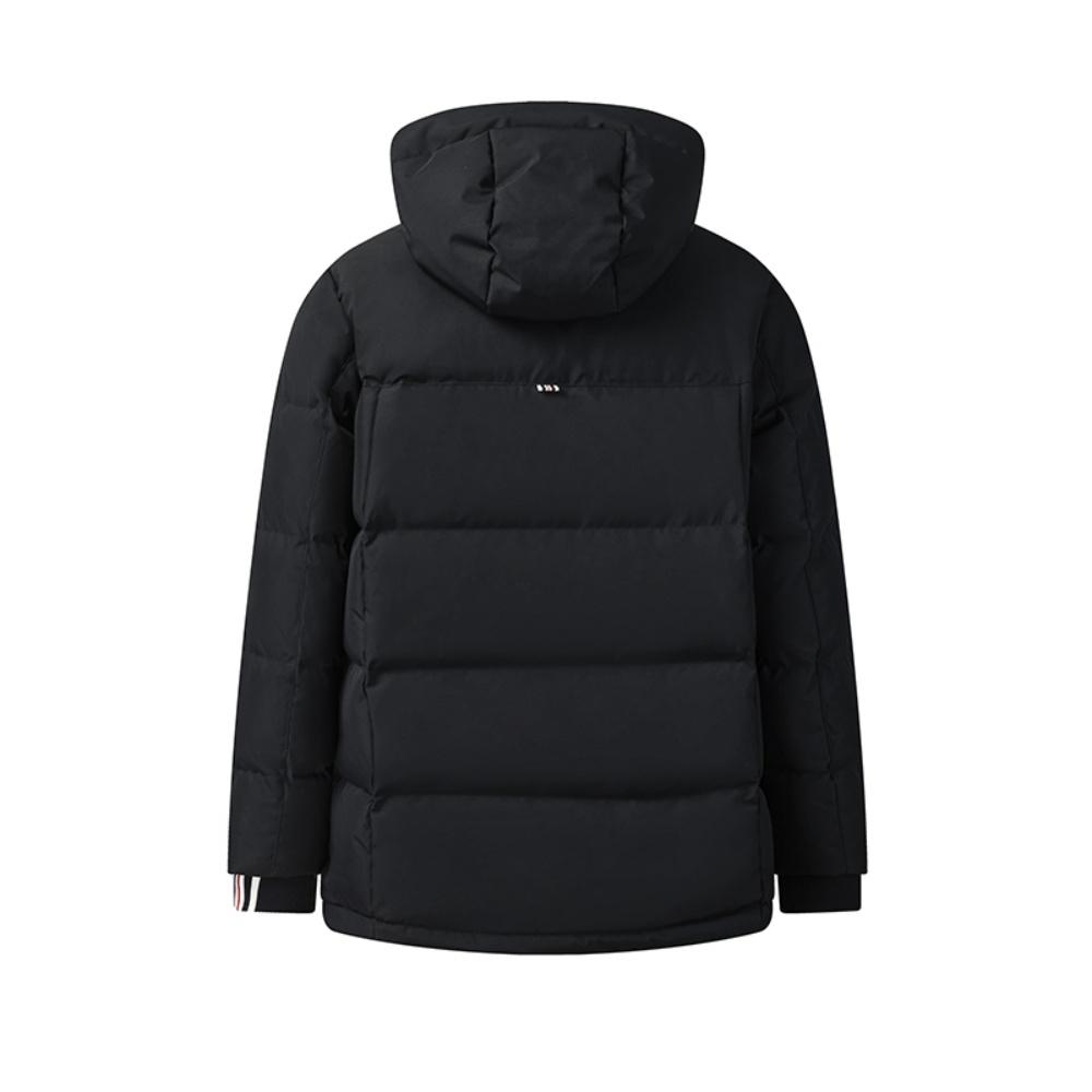 Fila Heritage Warm Comfortable Casual Versatile Mid-Length Down Jacket Men Outerwear Legendary-Blue F11M548904FNV