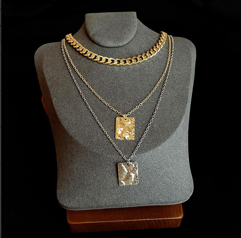 Baroque Water Drop Pearl Fringe Necklace Temperament Collarbone Chain French Retro Necklace Women