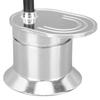 50 ml Einzelröhrchen Moka-Kanne Tasse Aluminiumlegierung Ausguss Herdplatten Italienischer Kaffeebereiter für Outdoor-Partys Reise Küchenzubehör