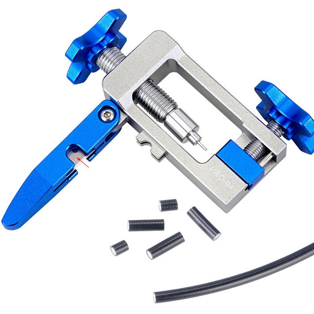 Bicycles Oiling Needle Inserting Tool Hydraulic Disc Brake Hose Inserting Tool with Cutter Needle Driver Insertion Tool