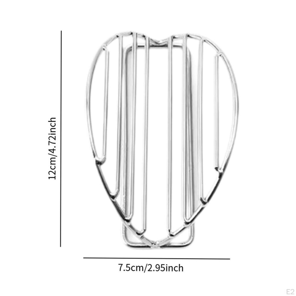 Taco-Halter, Edelstahl, leicht, robust, leicht zu reinigen, Taco-Ständer, Rack-Tablett für