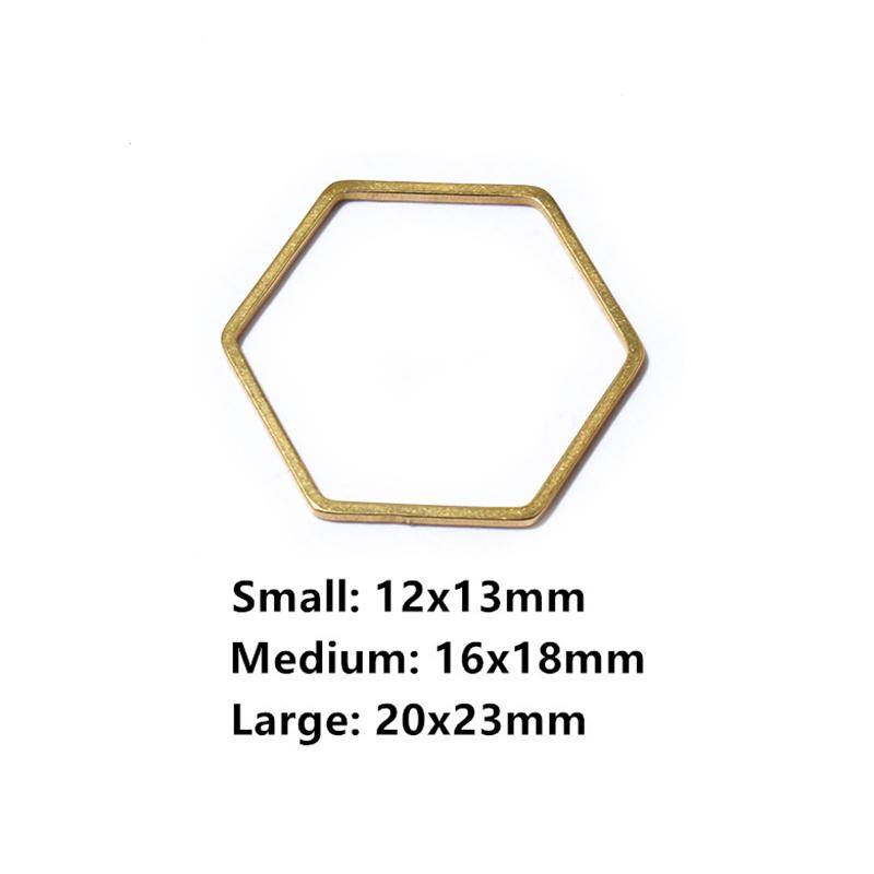 20pcs Moon Star Drop Heart Small Charms Gold Stainless Steel Pendant Open Bezels Hollow Frame Mold Bezel DIY Jewelry Making