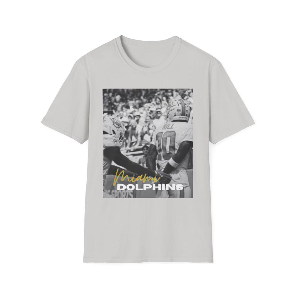 Miami Dolphins Тайрик Хилл Манжеты Унисекс Мягкая футболка Унисекс Футболка XL