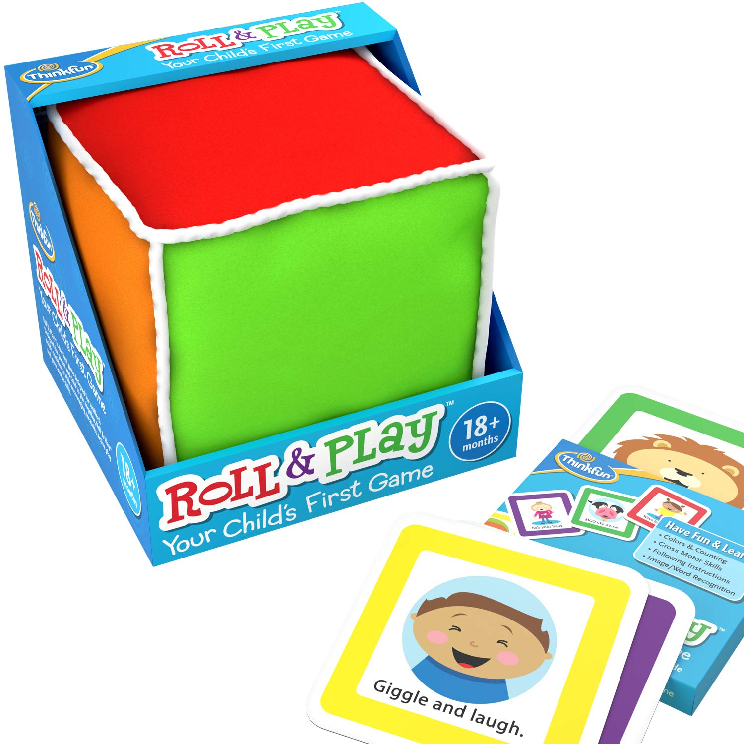 

Ролевая настольная игра Think Fun Roll Roll and Play Дошкольная игра на английском языке [Импортировано]