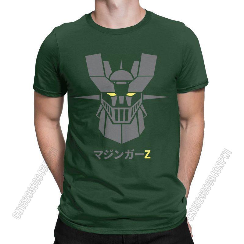 Camiseta Unisex Mazinger Z Robot Oscuro Vintage Algodón Puro Camisetas Elegantes Chic Camisetas Cuello Redondo Ropa