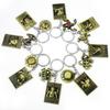 One Piece Keychain Set With Zinc Alloy Characters For Anime Fans And Gift Giving