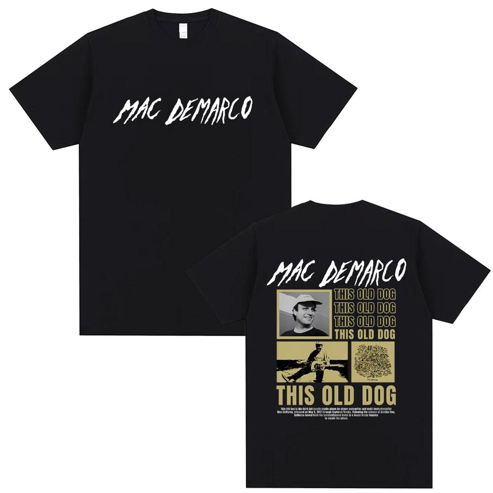 

Mac Demarco This Old Dog Album Graphic T-shirt Men Vintage Oversized Tshirts Short Sleeve Men s Fashion Pop Music T-Shirts - ... S разноцветный