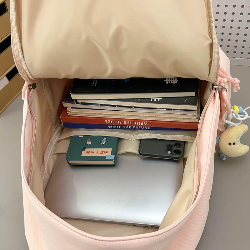 High-value college style, fresh and sweet, high-capacity backpack for primary and secondary school students