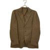 TOMORROWLAND PILGRIM Brown Summer Tweet 3B tailored jacket Jacket 46 BrownUsed