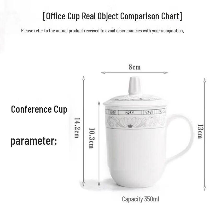 Ceramic Meeting & Tea Cup Set with Lid