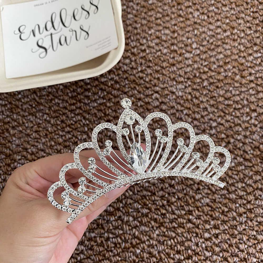 Elegant Princess Birthday Crown Hair Accessories for Girls