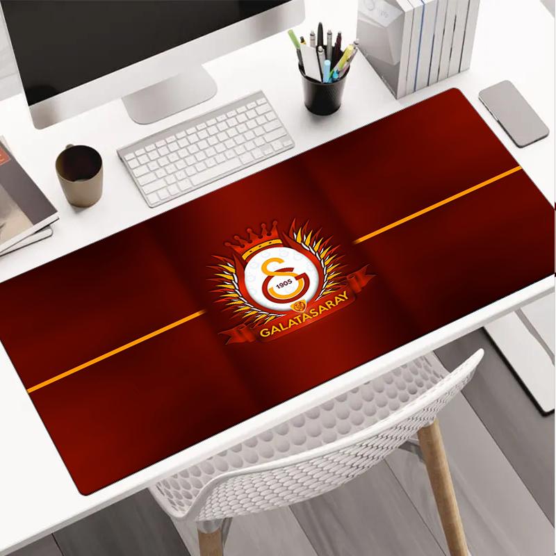 Tappetino per mouse Football Club Galatasaray, Tappetino per mouse da gioco, Tappetino per tastiera, Decorazione da scrivania per computer portatile, Regalo per tifoso, Regalo di compleanno