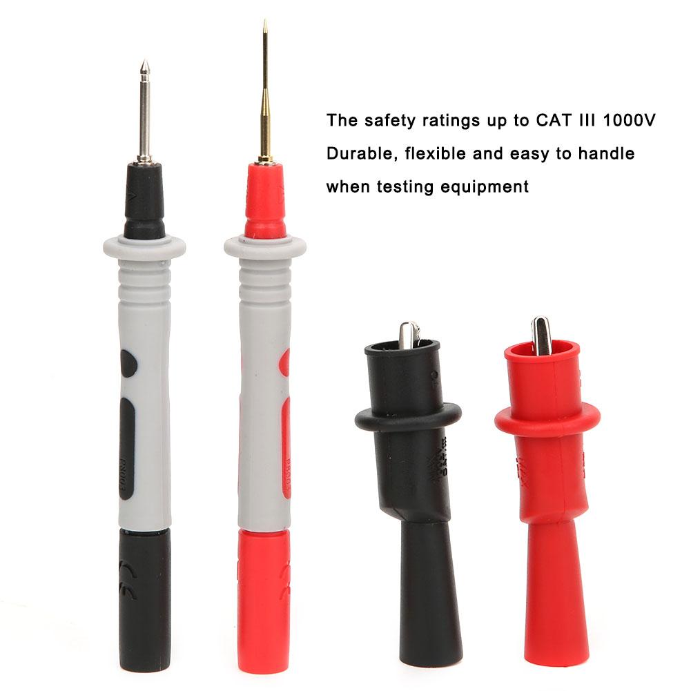 P1308B Test   Kit Banana Plug To Test Hook Cable Probe Test Clip Set for Multimeter