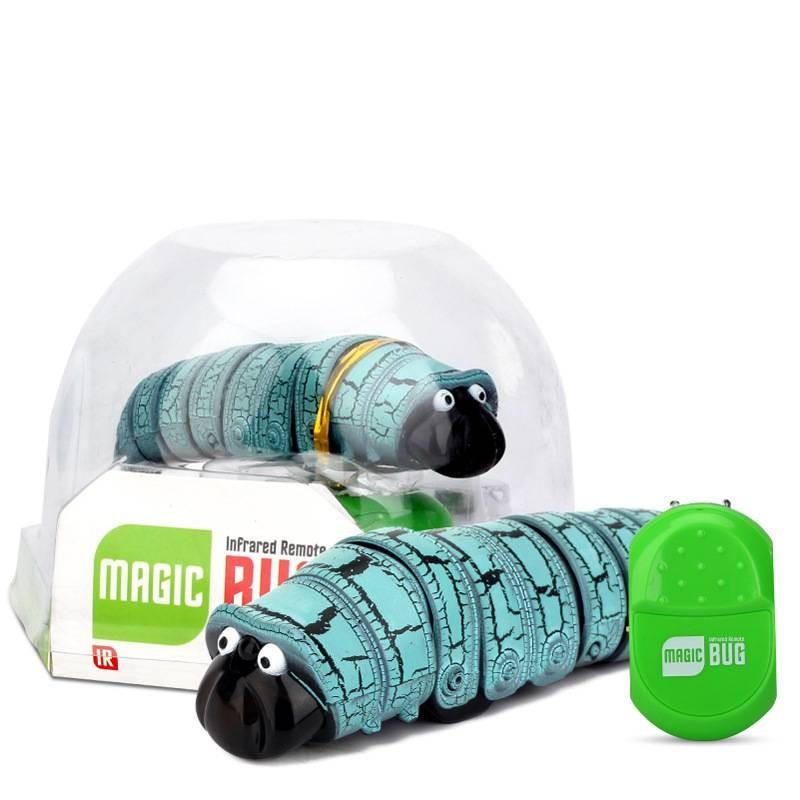 Control Remote Caterpillar Toys Luminescence Electric Infrared Crawl Insect