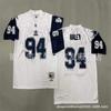 Camiseta de Fútbol Retro NFL Dallas Cowboys para Hombre de Algodón Bordada Camisa Deportiva del Equipo Ropa para Aficionados