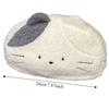 Large Capacity Cat Plush Pencil Case Plush Bag Cartoon Plush Pen Bag Cat Pencil Pouch  Stationery
