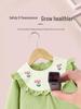 Waterproof Corduroy Smock Bib for Girls - Autumn/Winter Stylish Reversible Design