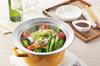 Yoshikawa Steamer for Compatible with Steaming Made In Stainless Steaming Easy Steaming Plate On the Pot YJ2302 Pots, 20~22cm Pots, Plate, Japan,