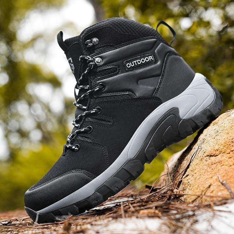 

Модные мужские тактические ботинки, осенние полевые ботинки спецназа, легкие нескользящие водонепроницаемые ботинки для активного отдыха Zapatillas Hombre 39 чёрный