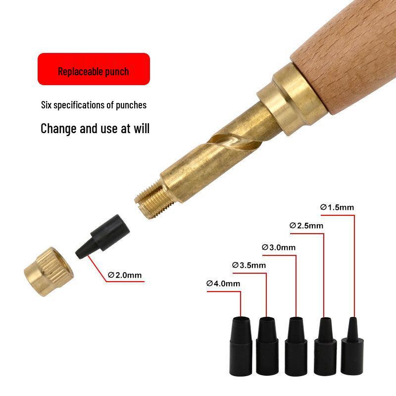 Automatic Multi-Head Leather Hole Punch Tool