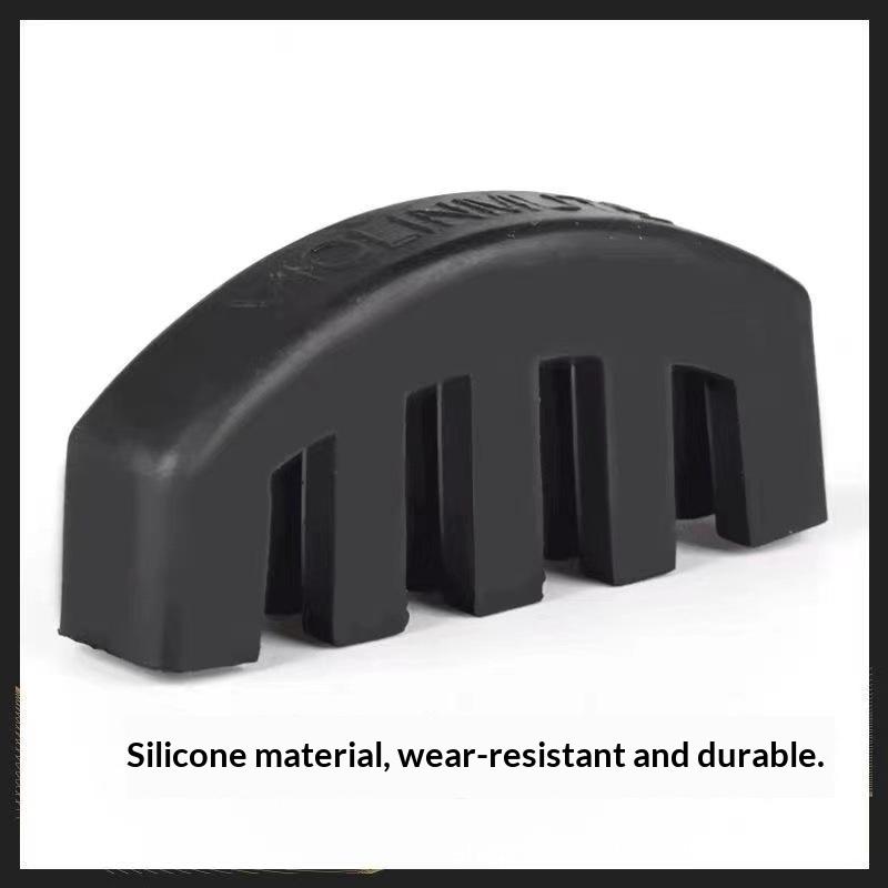 Rubber Violin Mute Silencer For 4/4 3/4 1/2 Violino Practice Fiddle Decrease The Volume Accessories Violin Strings For Luthier