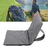 Foldable St Cushion, Portable Camping Outdoor Chair Cushion with Backrest, Sturdy Metal Frame and Shoulder Straps, Comfortable Sting for Hi