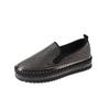 Spring and Autumn New One-pedal Thick-soled Lazy Casual Rhinestone Thick-soled Muffin Student Single Shoes