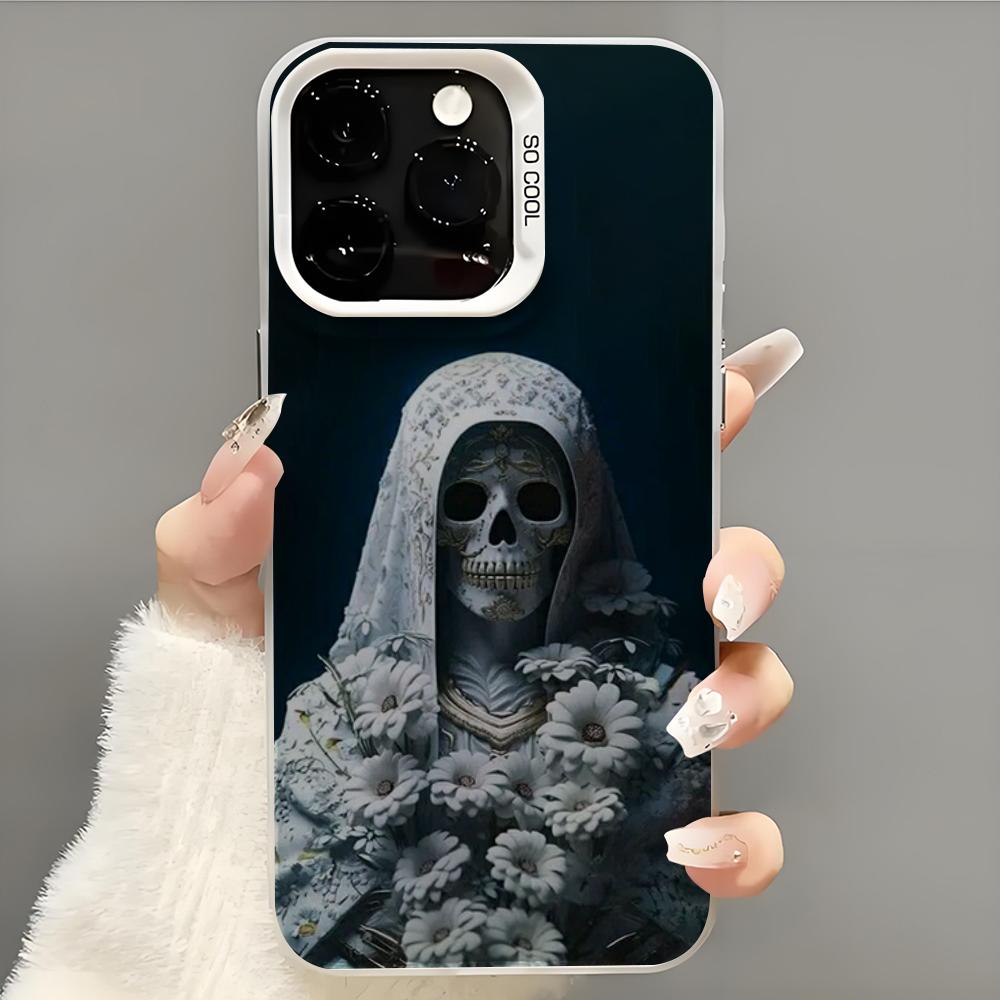 

Santa Muerte Phone Case Phone Case For iPhone 14 16 15 11 12 13 Pro Max Mini Plus Shockproof Cover iPhone12