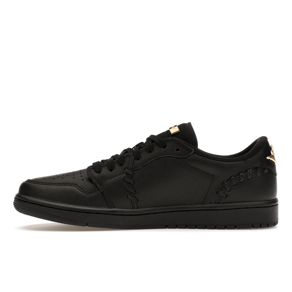 Air Jordan 1 Low Method of Make Black Women Sneakers Metallic-Gold FN5032-007
