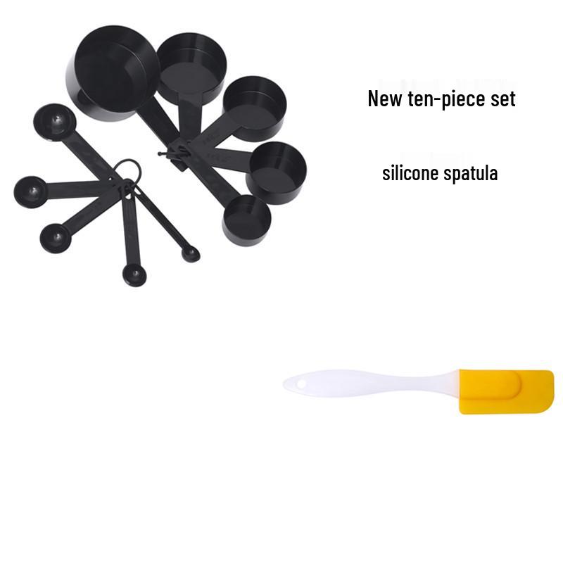 Baking Measuring Cup & Spoon Set: Kitchen Gram & Scale Spoons, Plastic Measuring Tools
