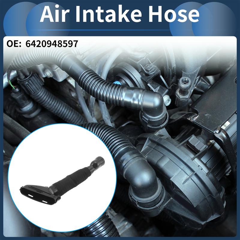 X Autohaux Engine Air Intake Hose for Mercedes Benz Air Cleaner Intake Hose No.6420948597