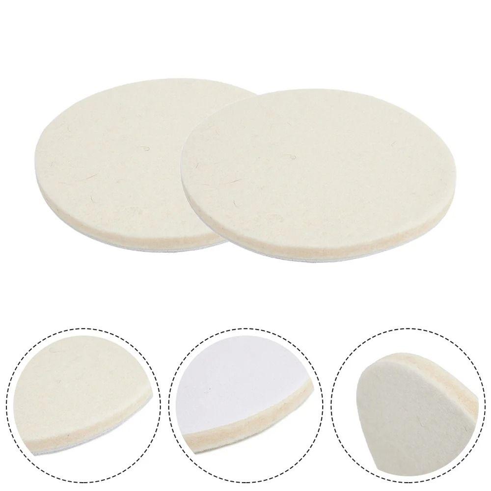 1/10Pcs 75mm 100mm 125mm 150mm 180mm Wool Felt Discs 2/3/4/5/6/7inch Abrasive Wheel Polishing Pads