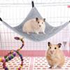 Small Pet   Hammock Hanging Bed for   Hamster Sugar Glider Guinea  (yellow)