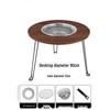 Tri-polar Multi-functional Folding Charcoal Grill and Fire Pit Table Set