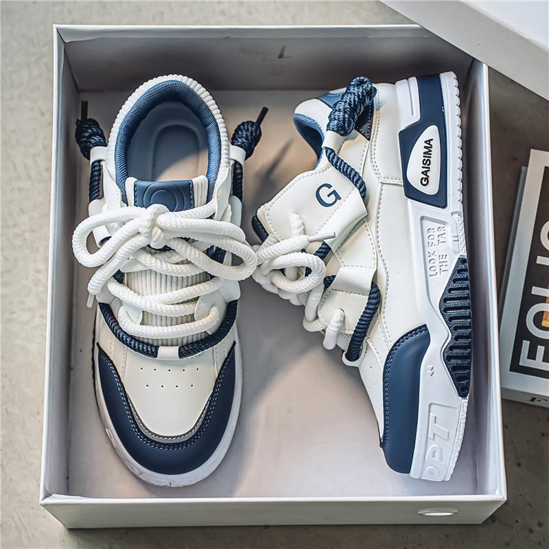 Scarpe da ginnastica comode, traspiranti, alla moda, per studenti e ragazzi, casual, quattro stagioni, da uomo, con suola morbida.