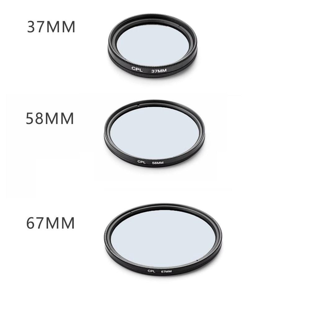 Multiple sizes CPL Filter Metal and Resins Polarizing Filter Camera Lens Filter  Outdoor Shooting