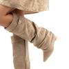 Pointed Tall Boots Trend Pole Dance Boots Thick High Heel Boots 40-48 Large Size Boots